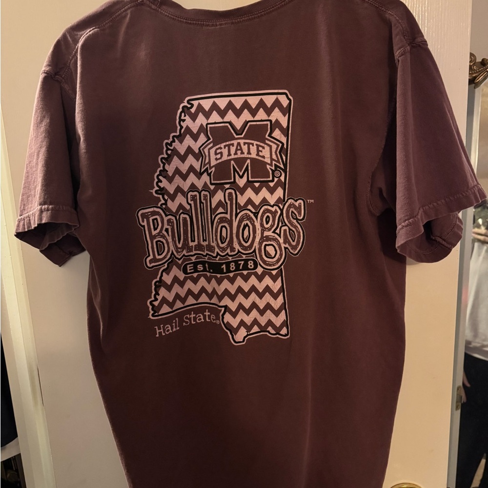 Mississippi State Comfort Colors Tee Large